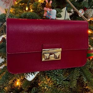 🌹 NWT - FURLA FABULOUS 💯 LEATHER SHOULDER BAG